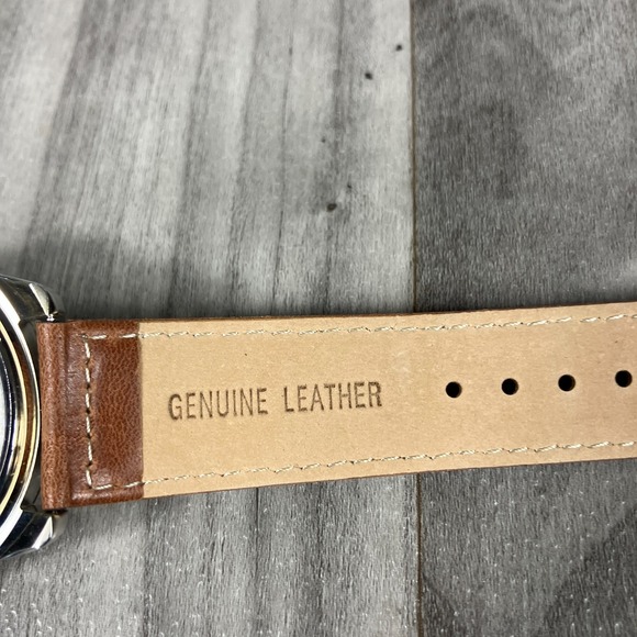 Equipe Turbo 44mm Brown Leather Strap Men's Watch EQUT102 - Picture 5 of 8